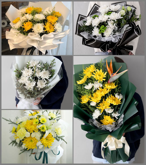 安徽淮南市寿县白事花束代送